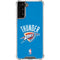NBA OKC Thunder Distressed Galaxy S21 FE Clear Case